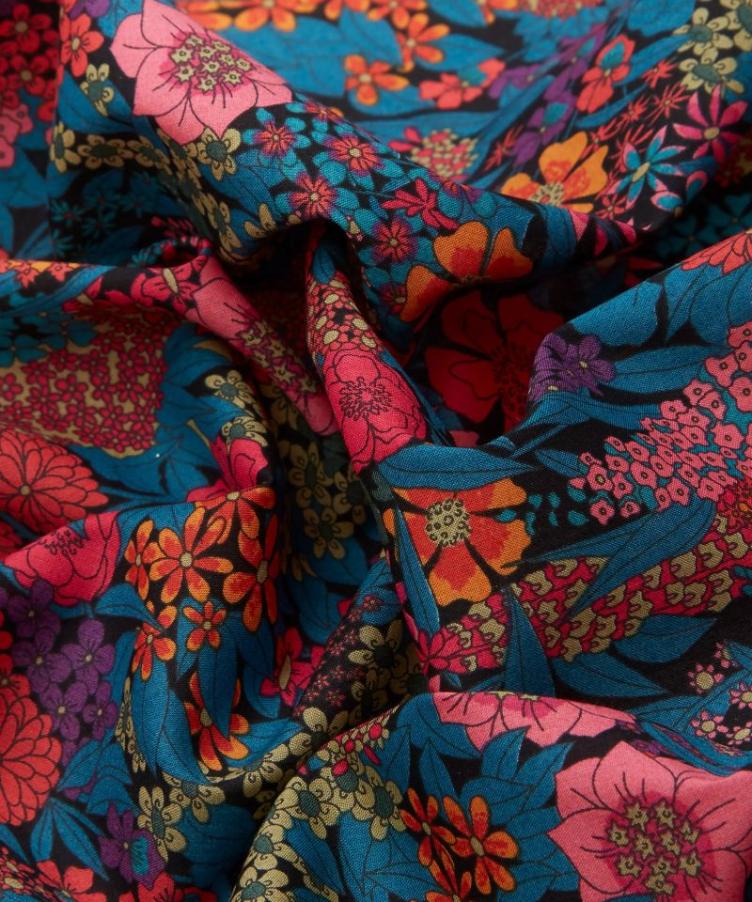 LIBERTY FABRICS Ciara | Tana Lawn™ Cotton / Pink, Petrol