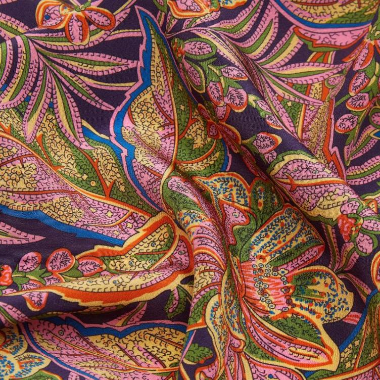 LIBERTY FABRICS, HAWAIIAN, Silk Crepe De Chine | Tana Lawn™ - 0