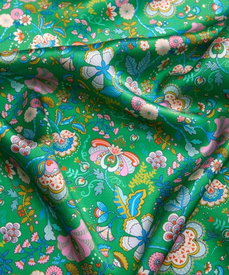 LIBERTY FABRICS Mabelle Hall, Belgravia SILK SATIN