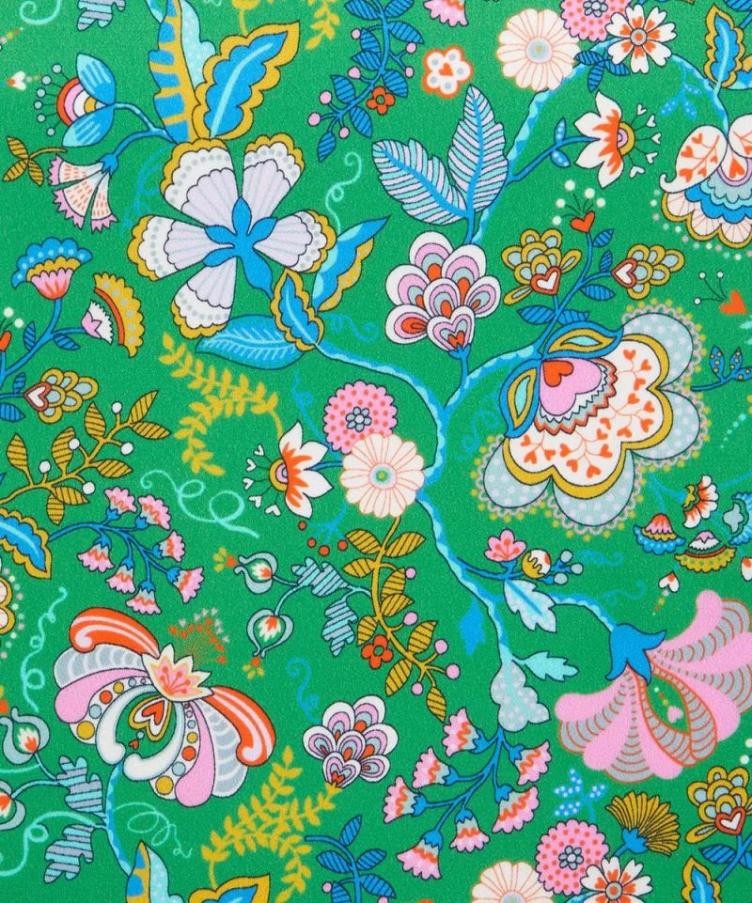 LIBERTY FABRICS Mabelle Hall, Belgravia SILK SATIN - 0