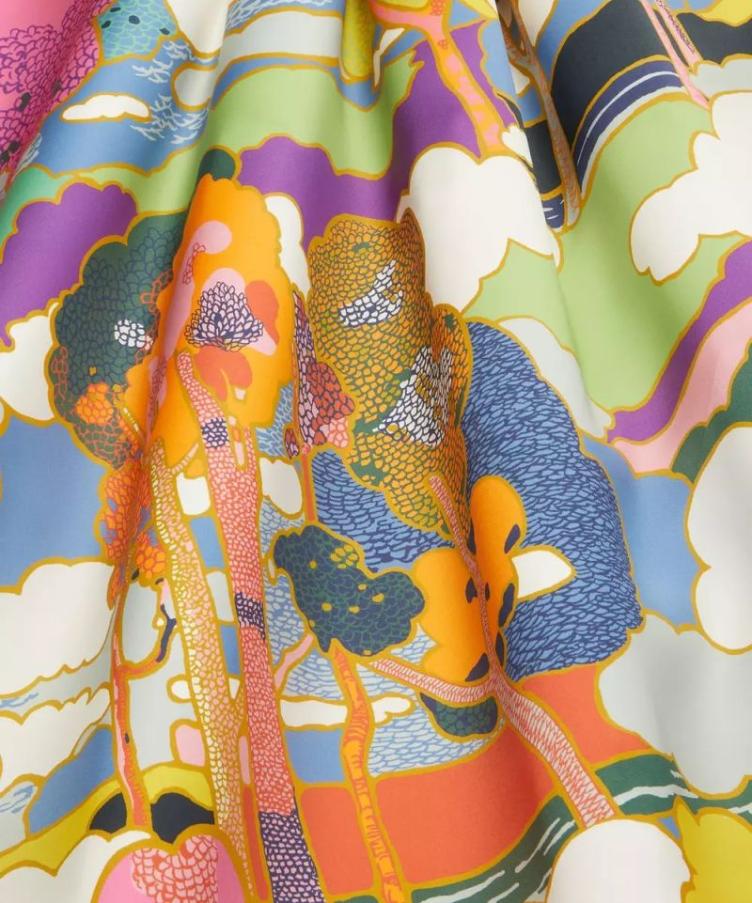 LIBERTY FABRICS Prospect Place, Belgravia SILK SATIN