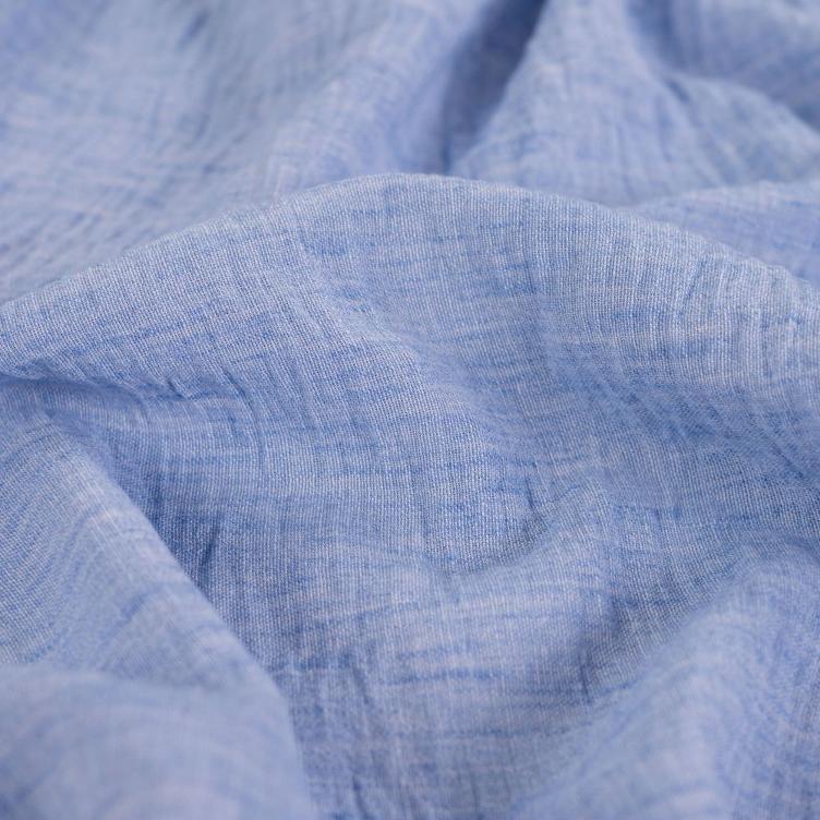 Linen Look Uni, Light Blue