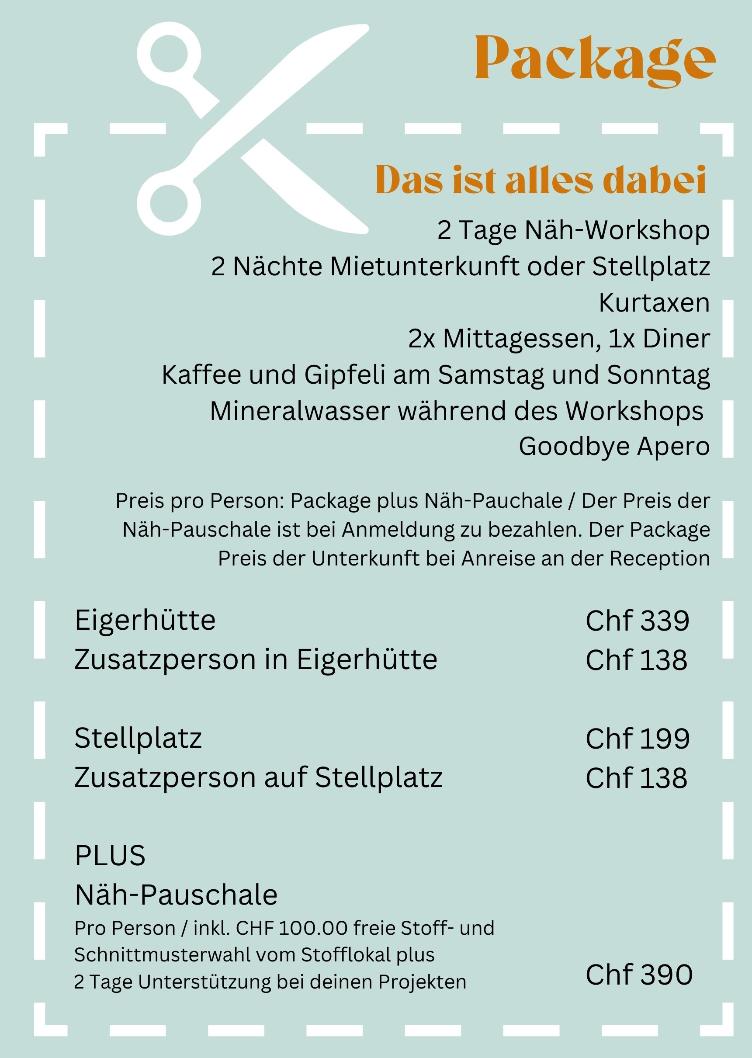 März 2025 | Näh-Camp Lauterbrunnen - 1