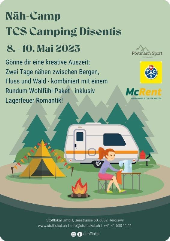 Mai 2025 | Näh-Camp TCS Camping Disentis AUSVERKAUFT