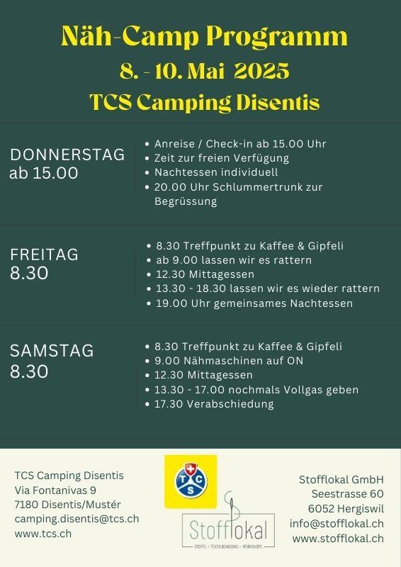Mai 2025 | Näh-Camp TCS Camping Disentis - 0