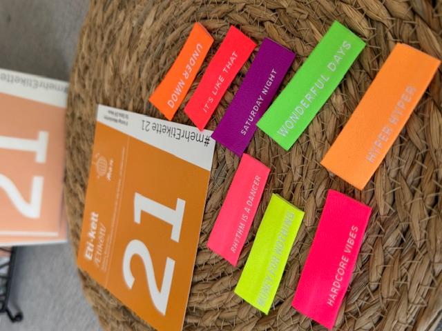 #mehrEtikette - Edition 21 (8 Stk.) / NEON