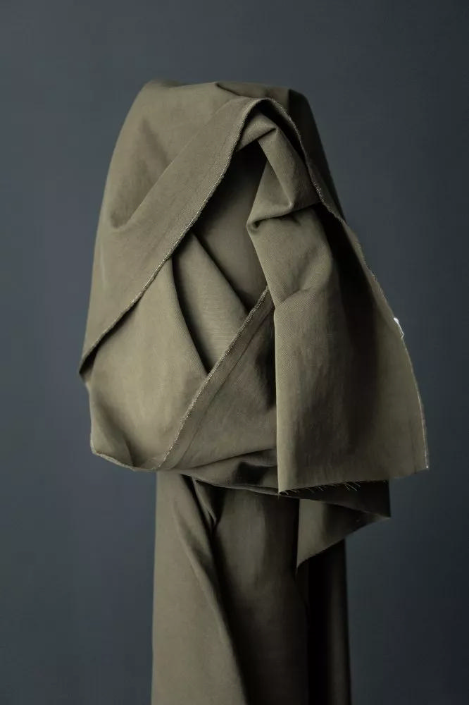 Merchant & Mills, Organic Sanded Twill Canopy, Khaki