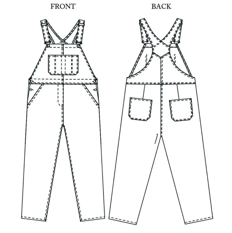 Merchant & Mills, The Harlene, Pattern (Latzhose) - 0