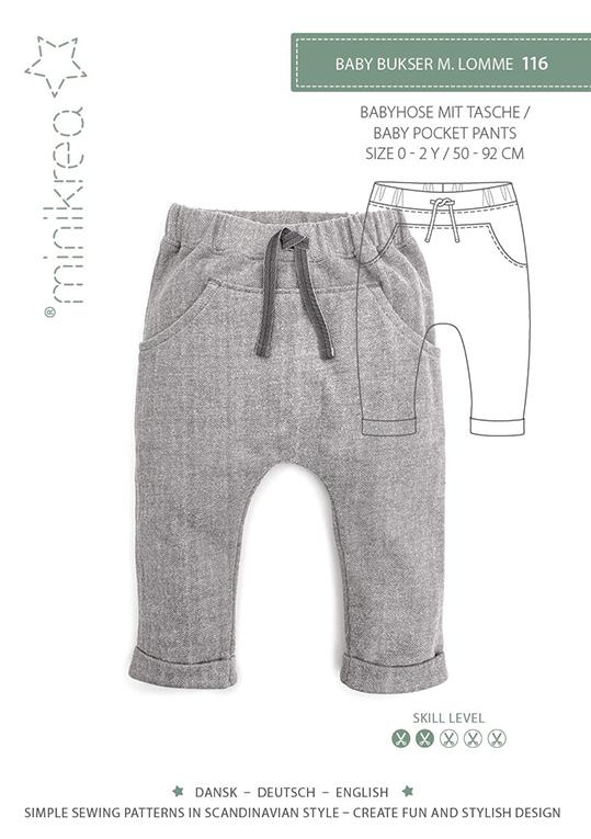 minikrea, BABY POCKETS, no 116, 0 - 2 Jahre