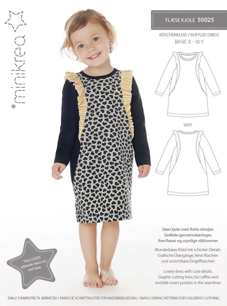 minikrea, RÜSCHENKLEID, no 50025, 0-10 Jahre