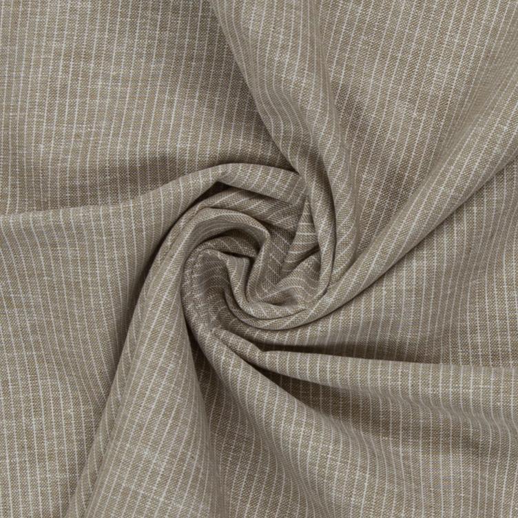Mischgewebe Leinen/Baumwolle, Stripe Nature