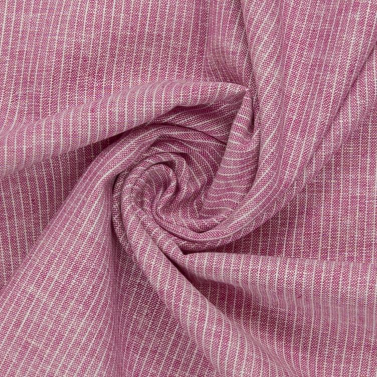 Mischgewebe Leinen/Baumwolle, Stripe Pink