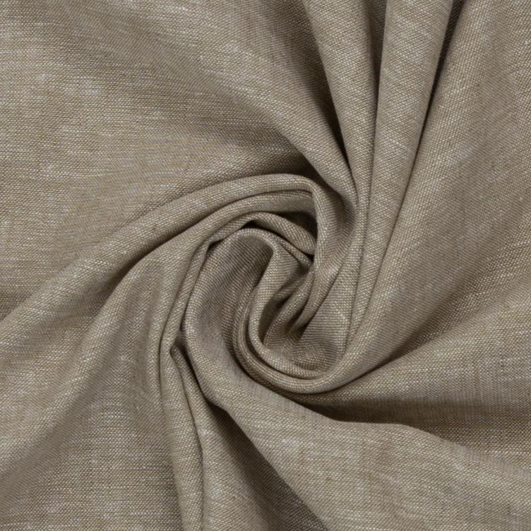 Mischgewebe Leinen/Baumwolle, UNI Nature