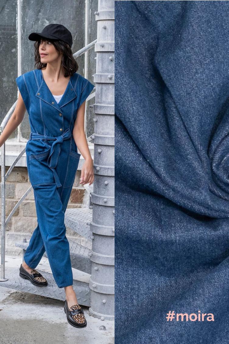 #moira, Washed Denim, 100% Cotton