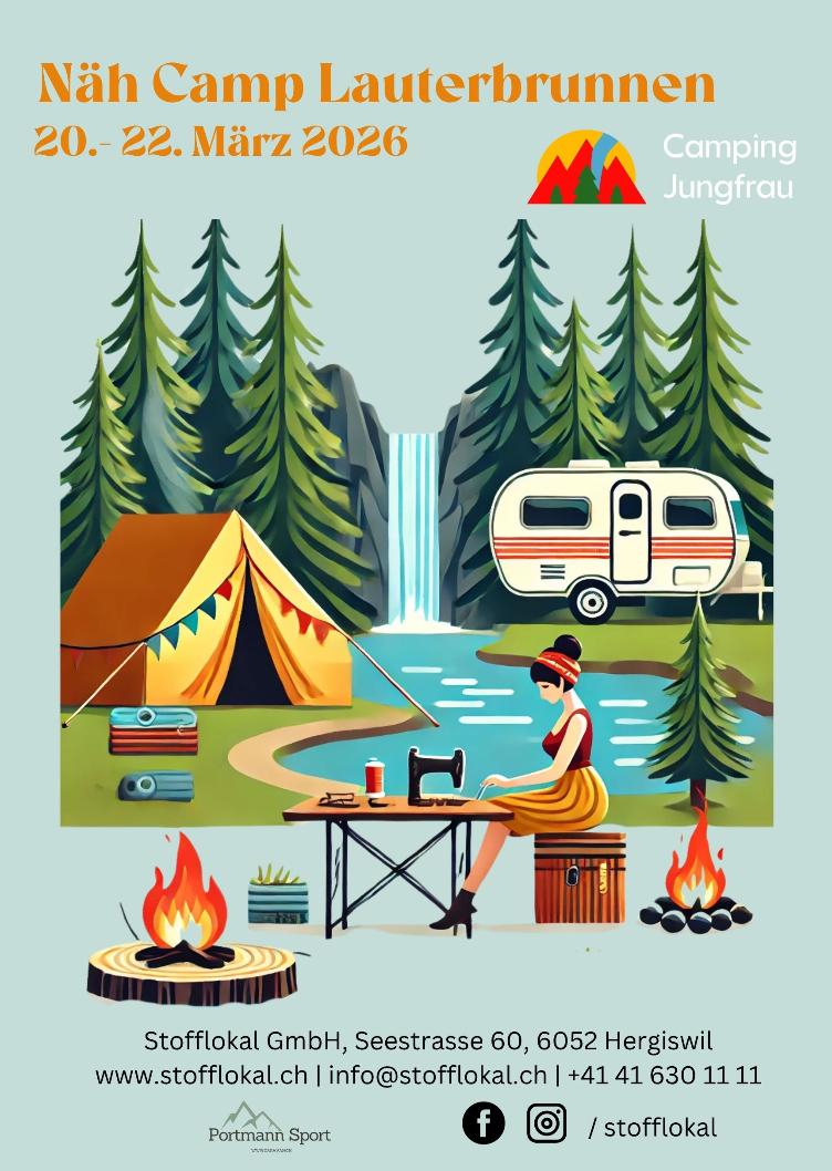 Näh-Camp Lauterbrunnen März 2026