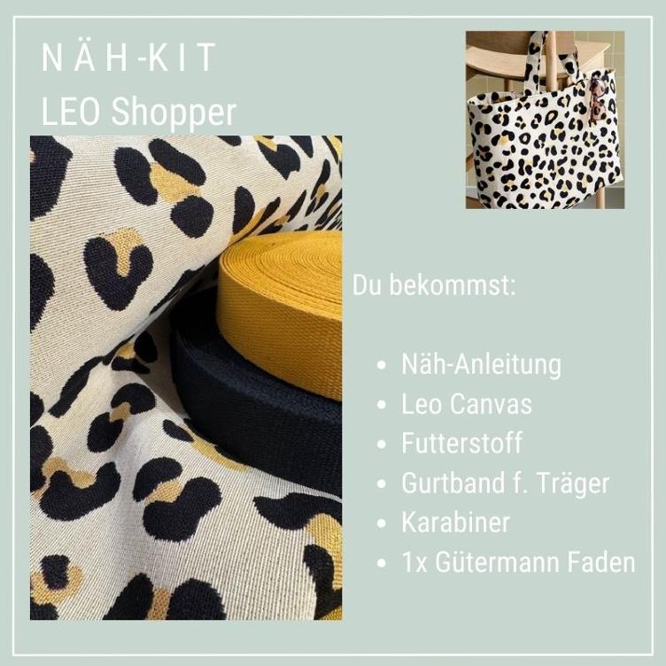 Näh-Kit Canvas Leo Shopper