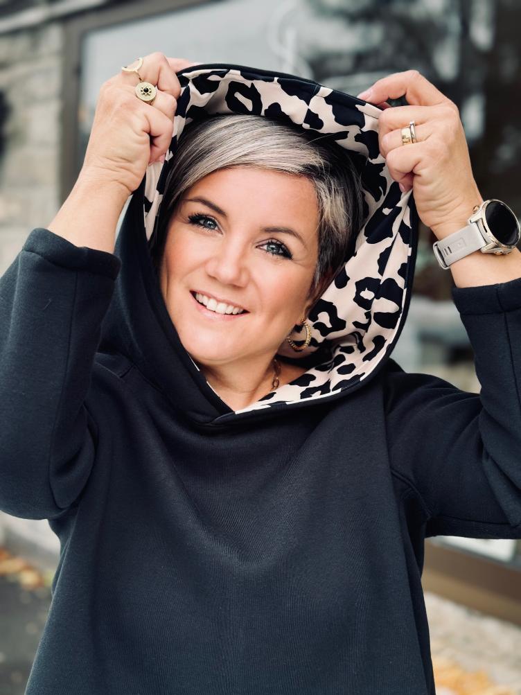 Näh-Kit Chillmood-Set Zebra LILA/Strick LILA - 1