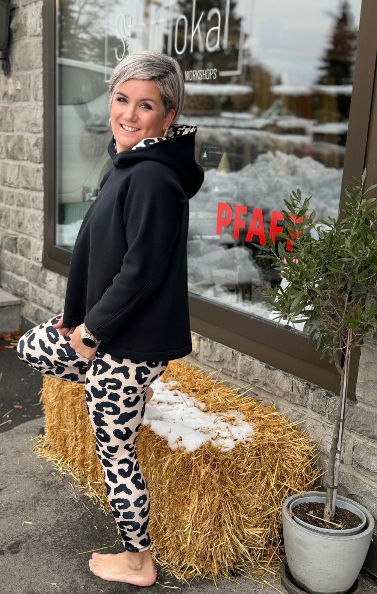 Näh-Kit Chillmood-Set Zebra LILA/Strick LILA - 2