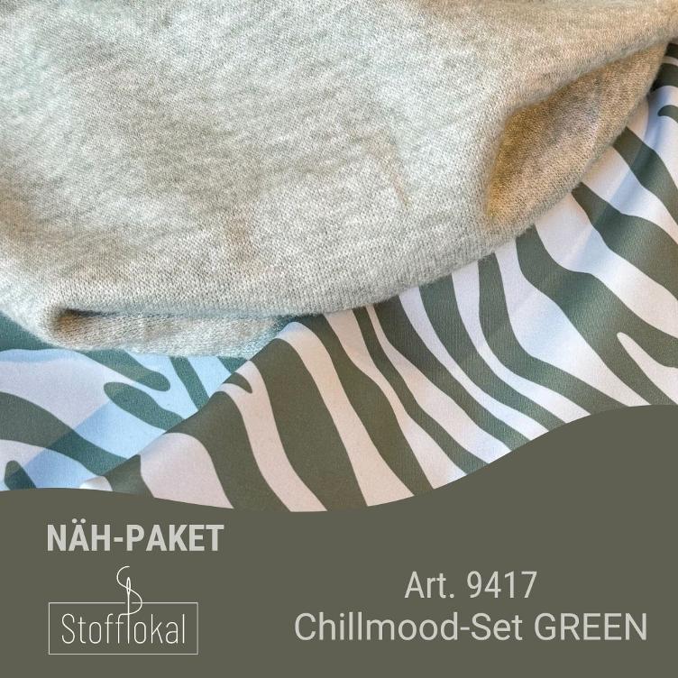 Näh-Kit Chillmood-Set Zebra LILA/Strick Zart-Mint