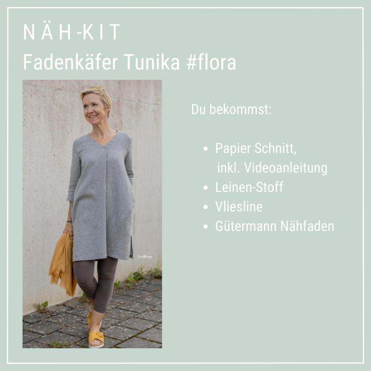Näh-Kit // Tunika Flora, Langarm