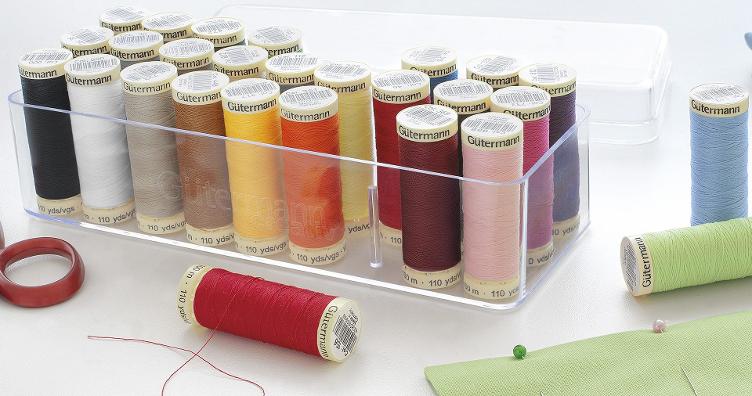 Nähfaden-Box für 12 Spulen - 0