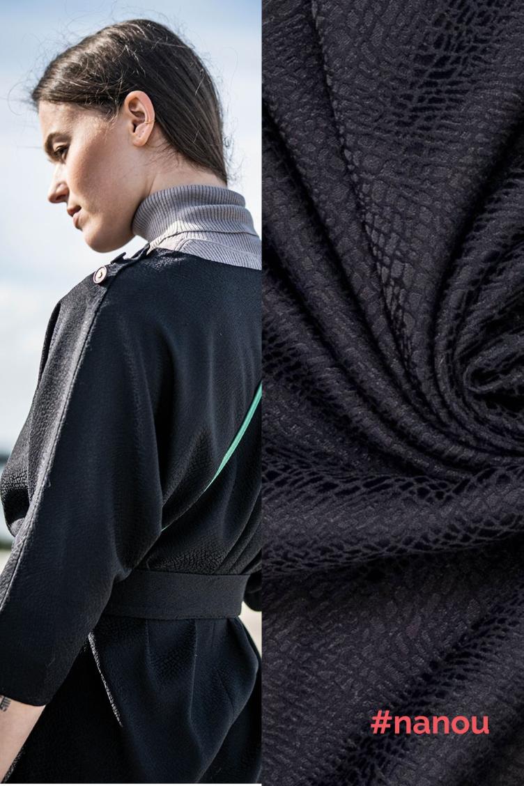 #nanou, Jacquard Animal, Black (VI,PL,EA)