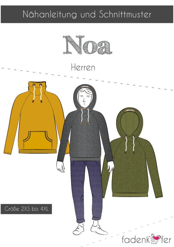 Noa, Raglanhoodie für Herren