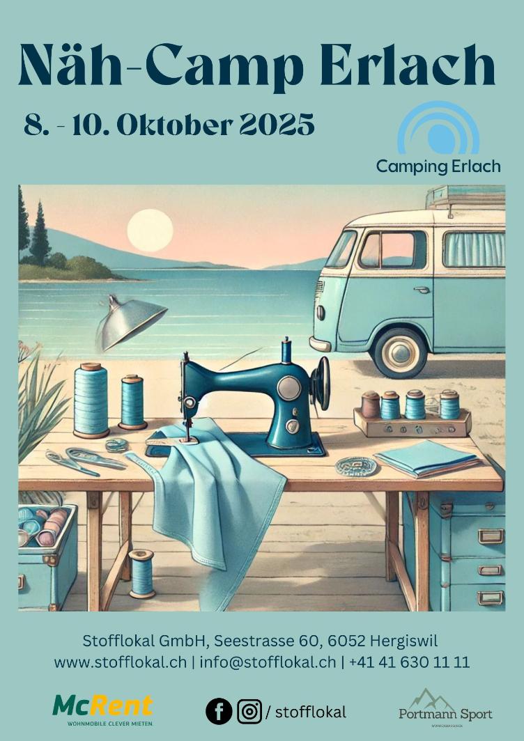 Oktober 2025 | Näh-Camp Erlach AUSVERKAUFT