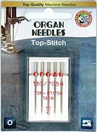 ORGAN Needles, Topstitch 80/12, 5 Stück