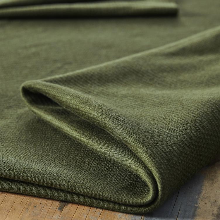 Organic Woolen Ottoman | Khaki, mind the MAKER