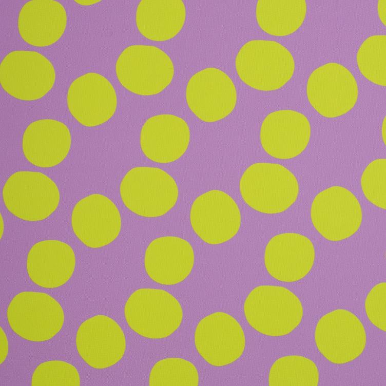 Oxford Gewebe, Colourful Collection by Cherry Picking, Dots Lila/Lime