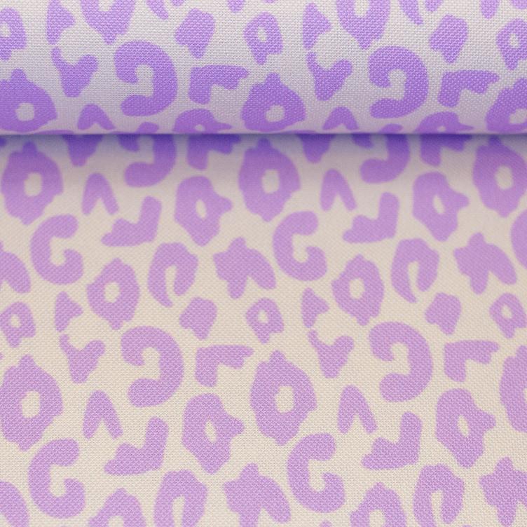 Oxford Gewebe, Colourful Collection by Cherry Picking, Leo Offwhite/Lila