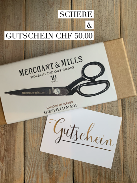 Profi Stoffschere von Merchant & Mills & Gutschein CHF 50.00