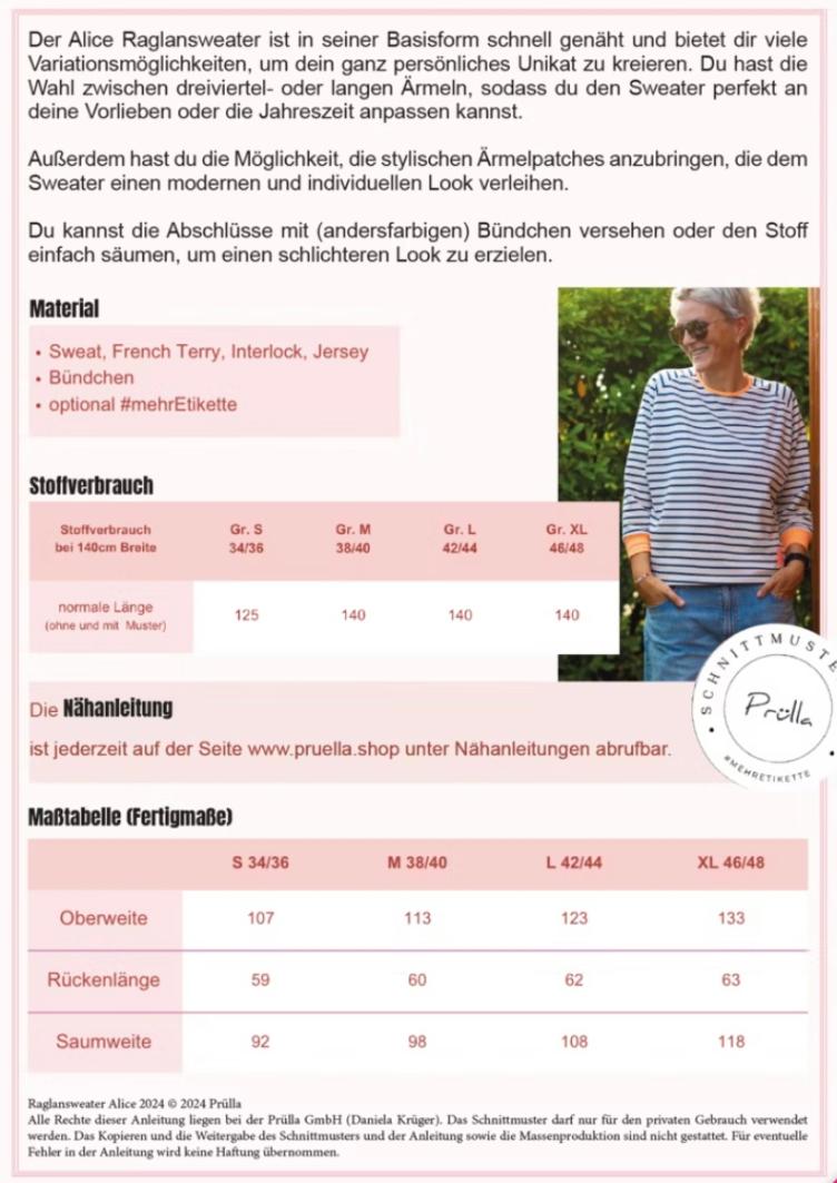 Prülla Raglansweater Alice - 0