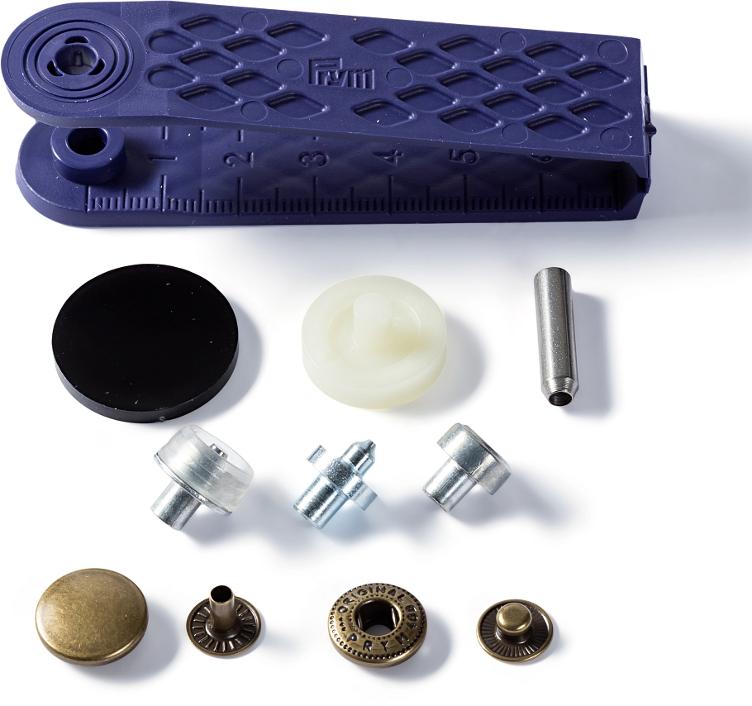 PRYM Druckknöpfe, 15mm, Altmessing - 0