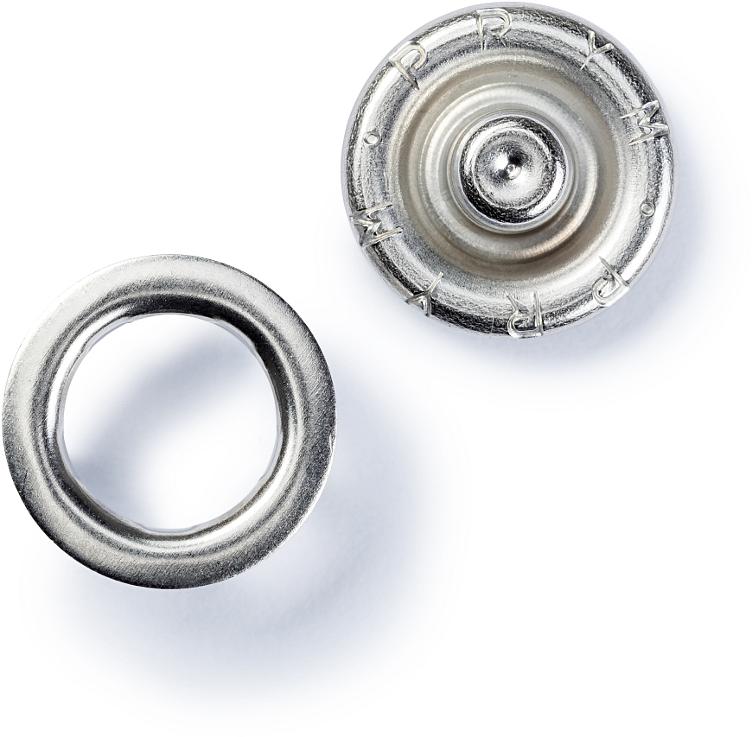 Prym, Druckknöpfe Ring Jersey, 10mm, Silber - 0