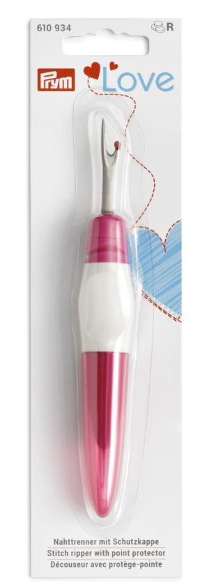 Prym Love Nahttrenner mit Schutzkappe, Pink