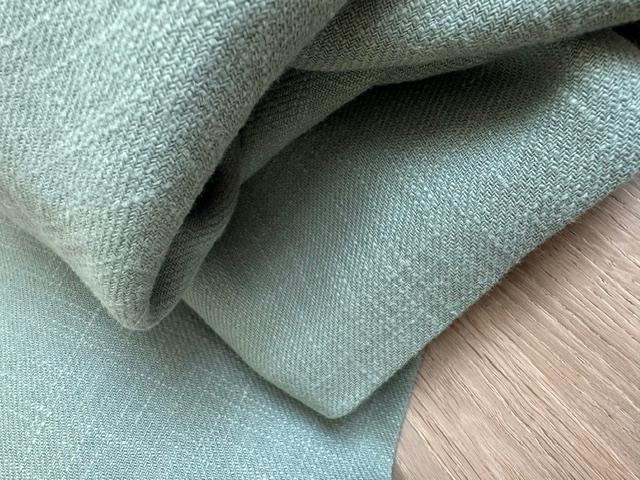 Ramie Twill Stonewashed, Dusty Mint