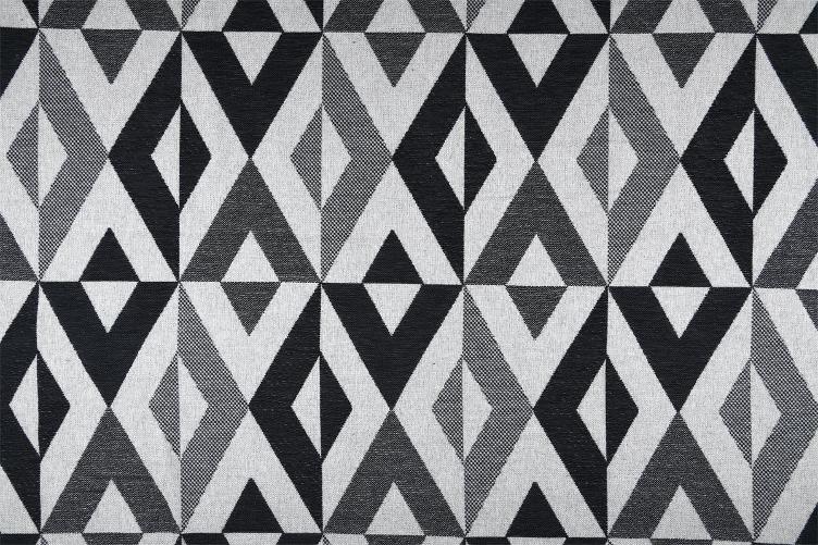 Rhombe Jacquard, Anthrazit 150cm - 0