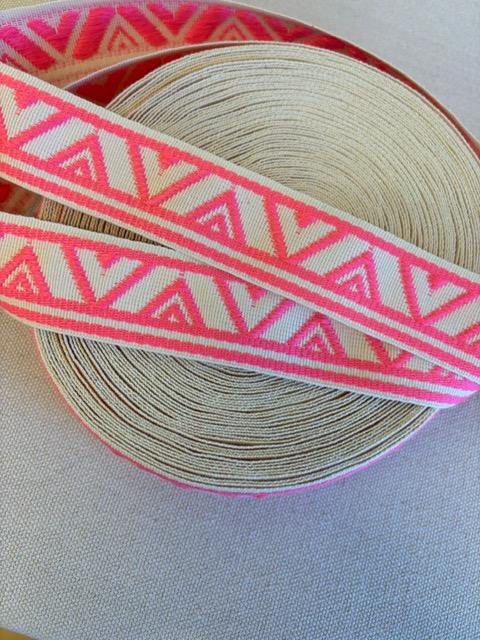 Ribbon Neon/Offwhite, 2.8cm