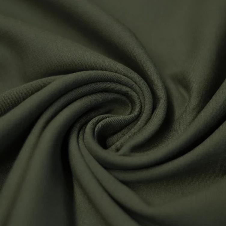 Romanit Viskose-Jersey, Khaki