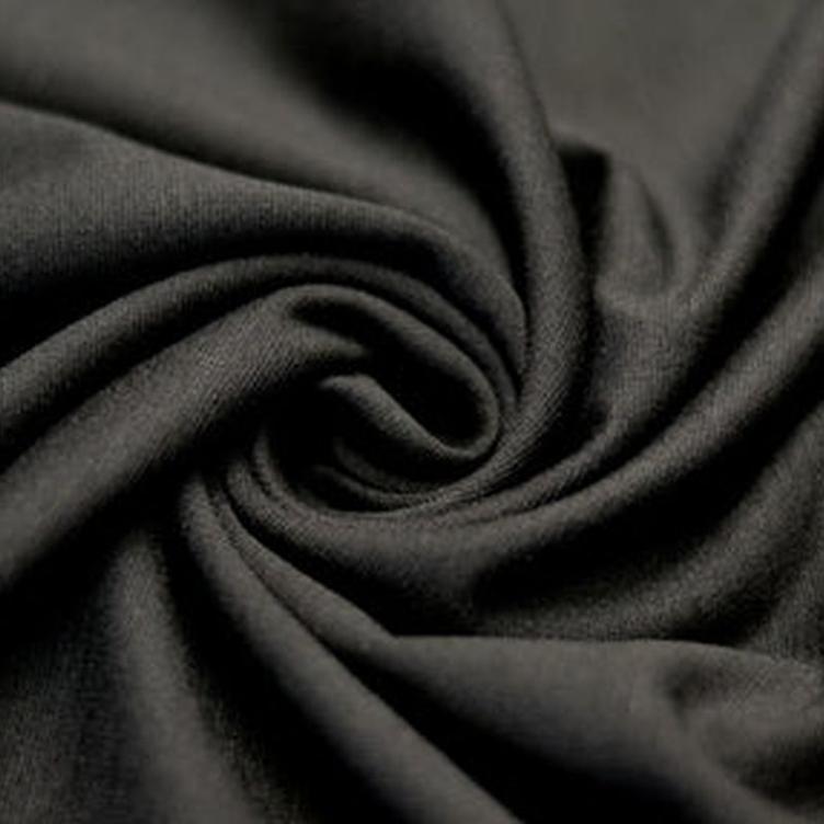 Romanit Viskose-Jersey, Schwarz