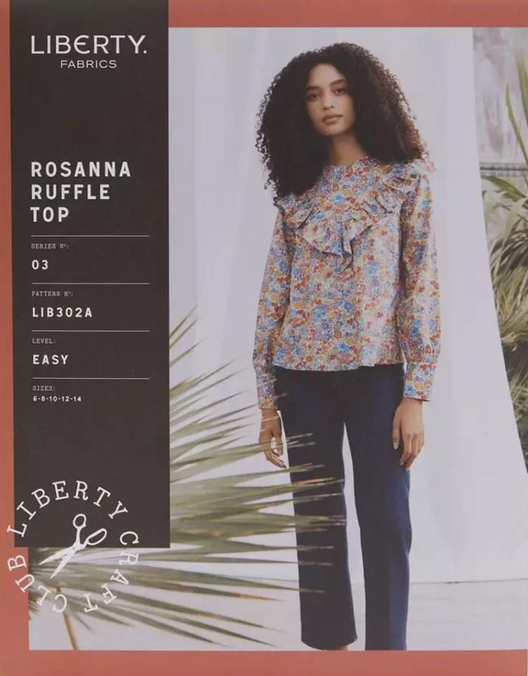 ROSANNA RUFFLE TOP, LIBERTY.