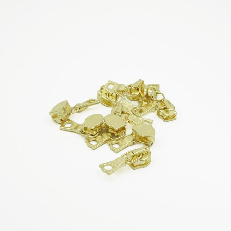 Schieber Gold N6 für Kunststoff/Spiral Reissverschluss, riri, 6mm