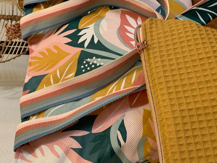 SET Beachbag & Necessaire Boho Flowers - 2