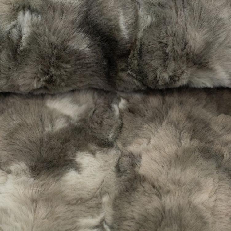 Sierra Kunstpelz, Grau/Beige