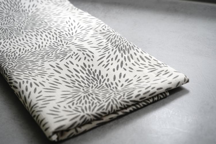 Spikkel Grey/White, Canvas 50x140cm - 1