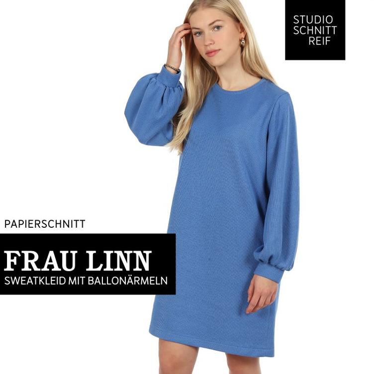 Studio Schnittreif, Frau LINN, Sweatkleid mit Ballonärmeln