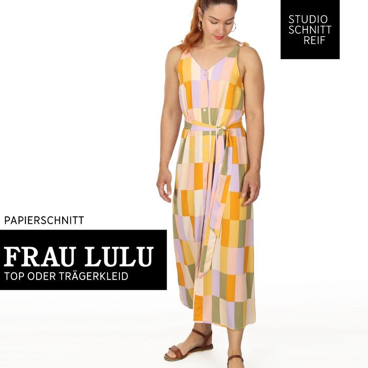 Studio Schnittreif, Frau LULU, Trägerkleid und Top mit Knopfleiste