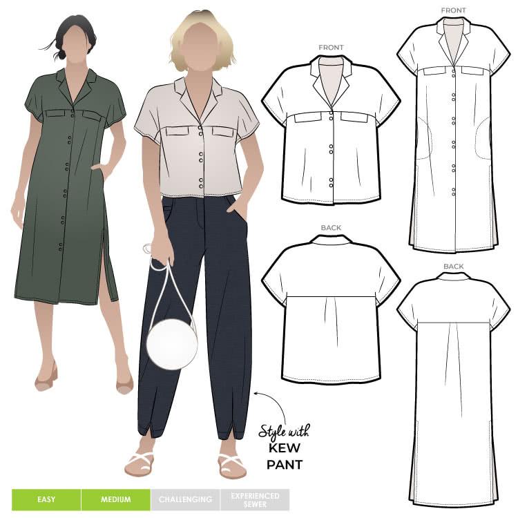 styleARC, Monty Shirt and Dress